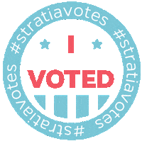 I Voted Sticker by Stratia