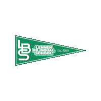 lennenbilingualschool school flag backtoschool drapeau Sticker