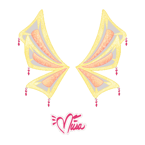 Power Glitter Sticker