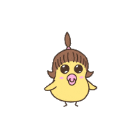 chaknums heart kiss kawaii baby Sticker