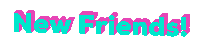 new friends Sticker