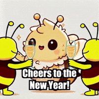 New Years Celebration GIF by Beelightened