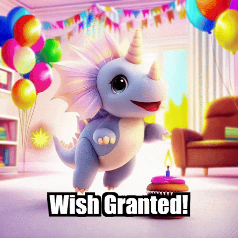 Happy Birthday GIF by Divineasaur