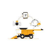 BayerCropScienceDeutschland drive bayer ernte fieldview Sticker