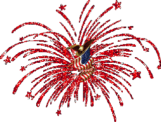 4Th Of July Fireworks Sticker