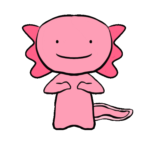 nieaaaaaa duck excite axolotl einaniest Sticker