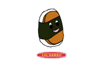 LLHawaii sushi spam musubi spam musubi Sticker
