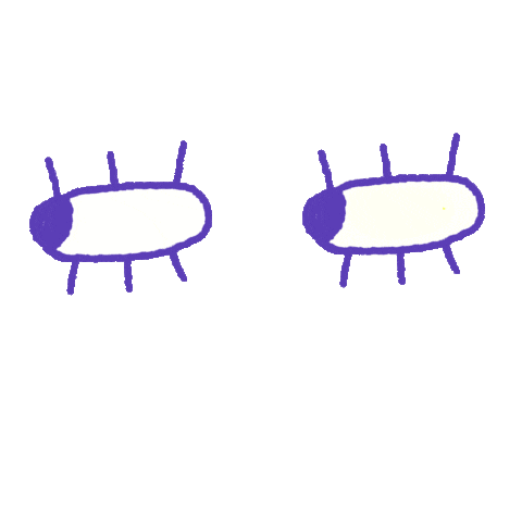 Eyes Looking Sticker by ROVIN