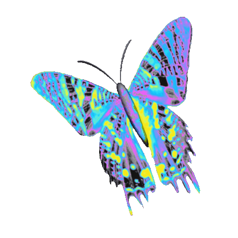 Pink Flying Sticker