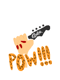 Pow Chitarra Sticker by Guitar Pr & Communication Consultancy