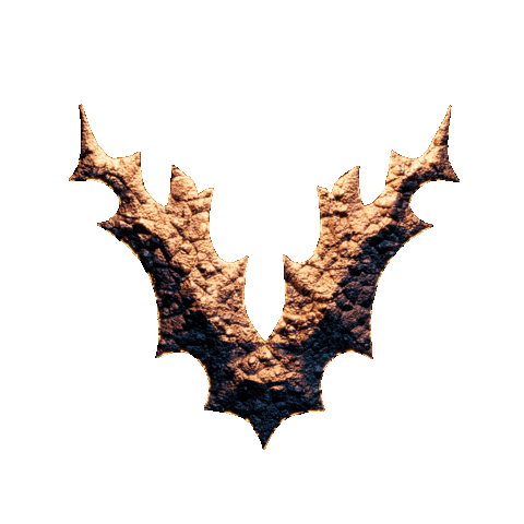 Blood Red 3D Sticker by Evan Hilton