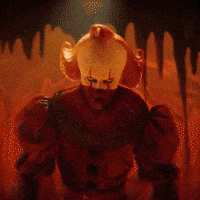 Dancing Clown Stephan King GIF