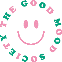 thegoodmoodsociety smile smiley face good mood smileyface Sticker