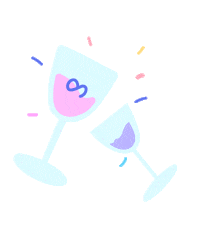 Party Celebrate Sticker by Outcrowd Design