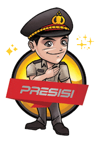 divisihumaspolri polri polisi presisi kepolisian Sticker