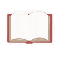 Red Book Page Sticker