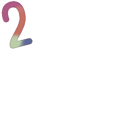 New Year Rainbow Sticker