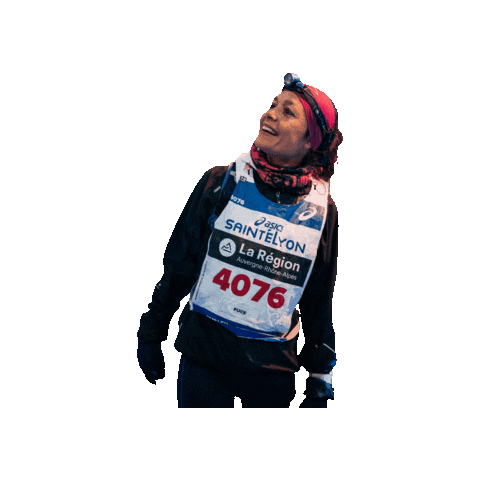 asics_saintelyon giphygifmaker run trail runner saintelyon Sticker