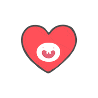 Heart Love Sticker by Bulbble Inc.