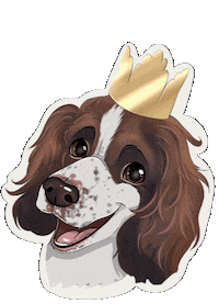 Happy Dog Sticker