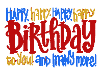 Happy Birthday Sticker