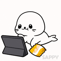 Netflix Snacking GIF by Sappy Seals