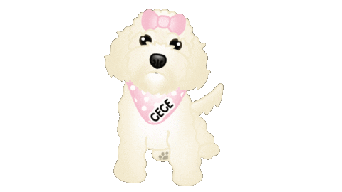 Happy Dog Goldendoodle Sticker by zoopeez