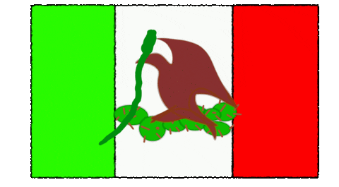 Mexican Flag Mexico Sticker