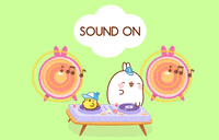 listen youtube GIF by Molang