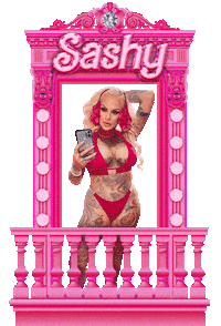 Pink Design Sticker by Sashy Hairdesign Club