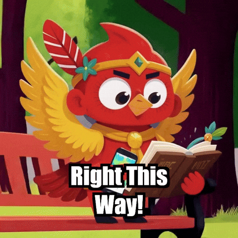Navigation Right This Way GIF by The Cardinal Virtue