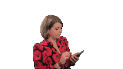Marijkeswereld swipe telefoon swipen mobiel Sticker
