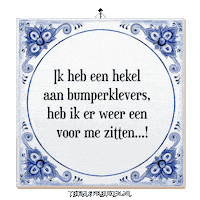 Humor Auto Sticker by Tegelspreuken.nl