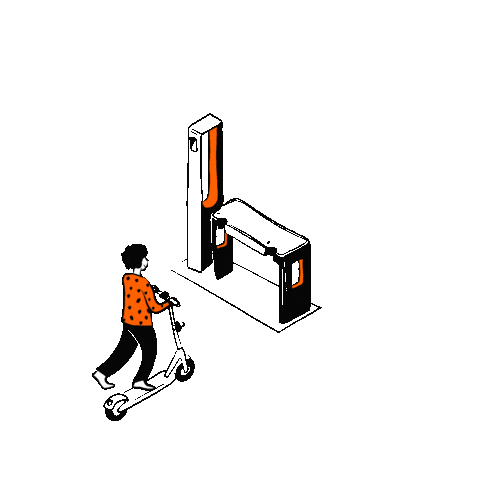 Cartoon Bike Sticker by DUCKTER