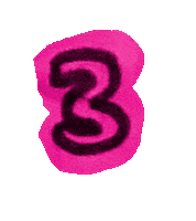 Pink Paper Sticker