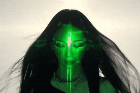 Glitch Stare GIF