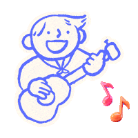 Guitarra Coro Sticker by Juniors M.D.