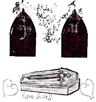 Halloween Vampire Sticker by Bury Me With You
