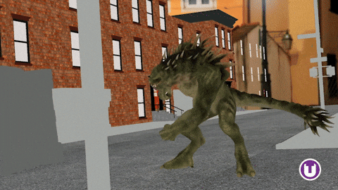 Monster Scream GIF by School of Computing, Engineering and Digital Technologies