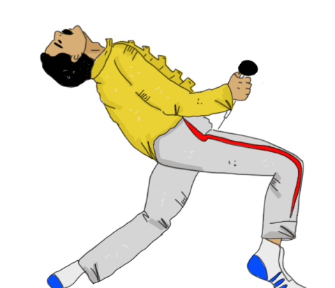 80s rock Sticker by Teatro Sánchez Aguilar