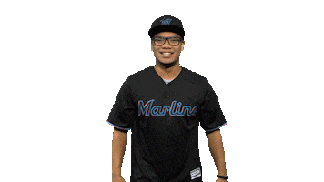 fun baseball Sticker by Miami Marlins