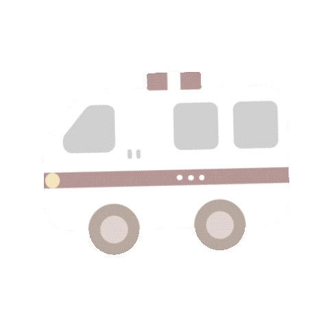 車 Sticker by fuwakuma.yuco