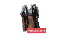 Roscoe And Etta Sticker by Live On The Green Music Festival