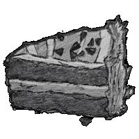 Happy Chocolate Cake Sticker