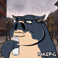 Scared Water GIF by Nikepig