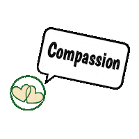 Compassion Veganlove Sticker by Veganitas