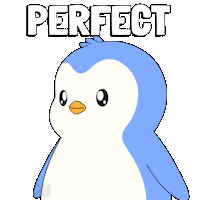 Well Done Good Job Sticker by Pudgy Penguins