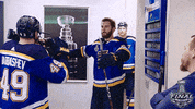 High Five Ice Hockey GIF by NHL