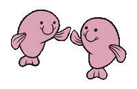 peachpoppy_co happy pink illustration weird Sticker