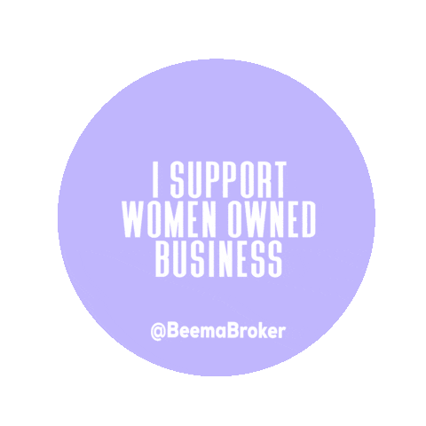 beemabroker giphyupload business boss femalefounded Sticker